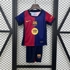 T-shirt e Pantaloncini per Bambino FC Barcelona Home 24/25