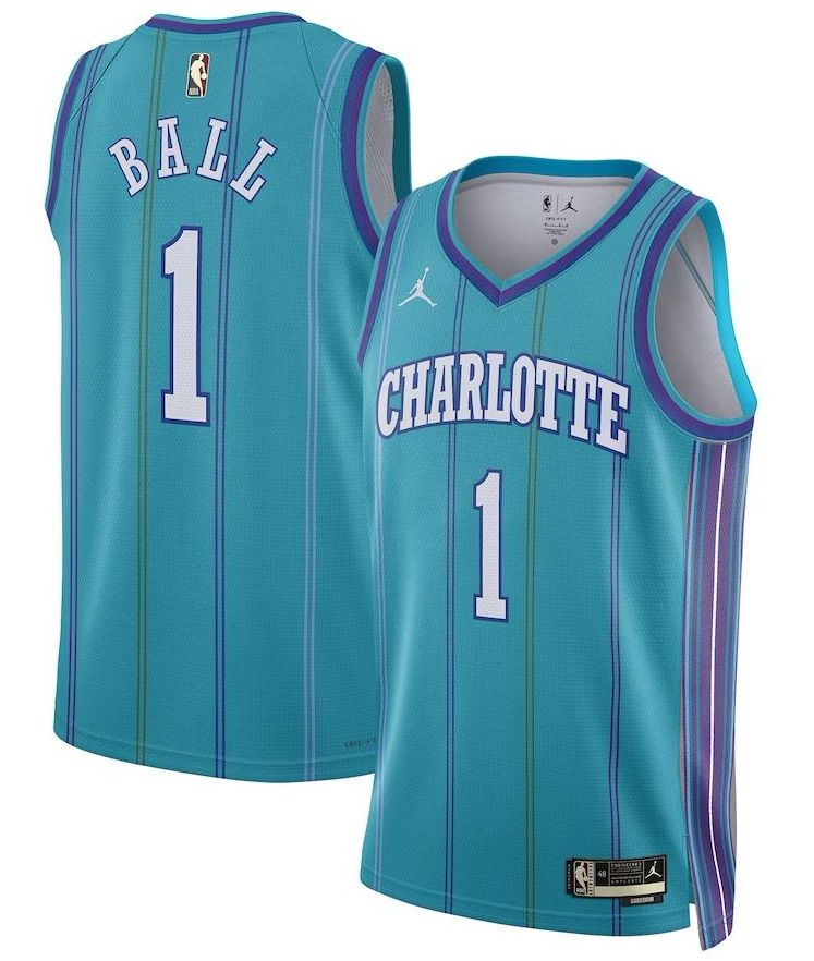 Maglia Charlotte Hornets LaMelo Balll - Teal Jersey
