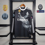 Maglia Manica Lunga Real Madrid 2014 - Con Patch UCL