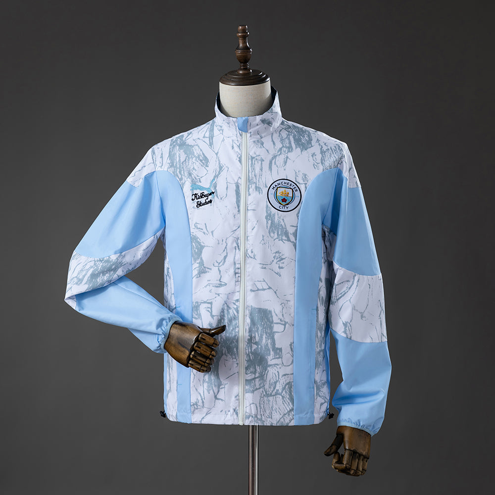 Giacca impermeabile reversibile Manchester City 2026