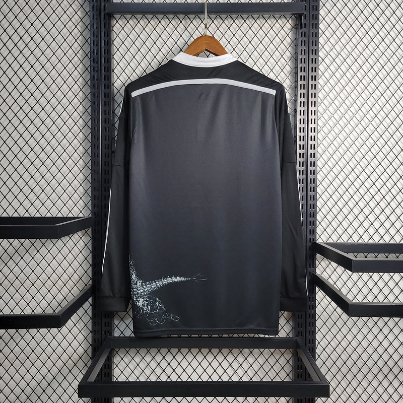 Maglia Manica Lunga Real Madrid 2014 - Con Patch UCL