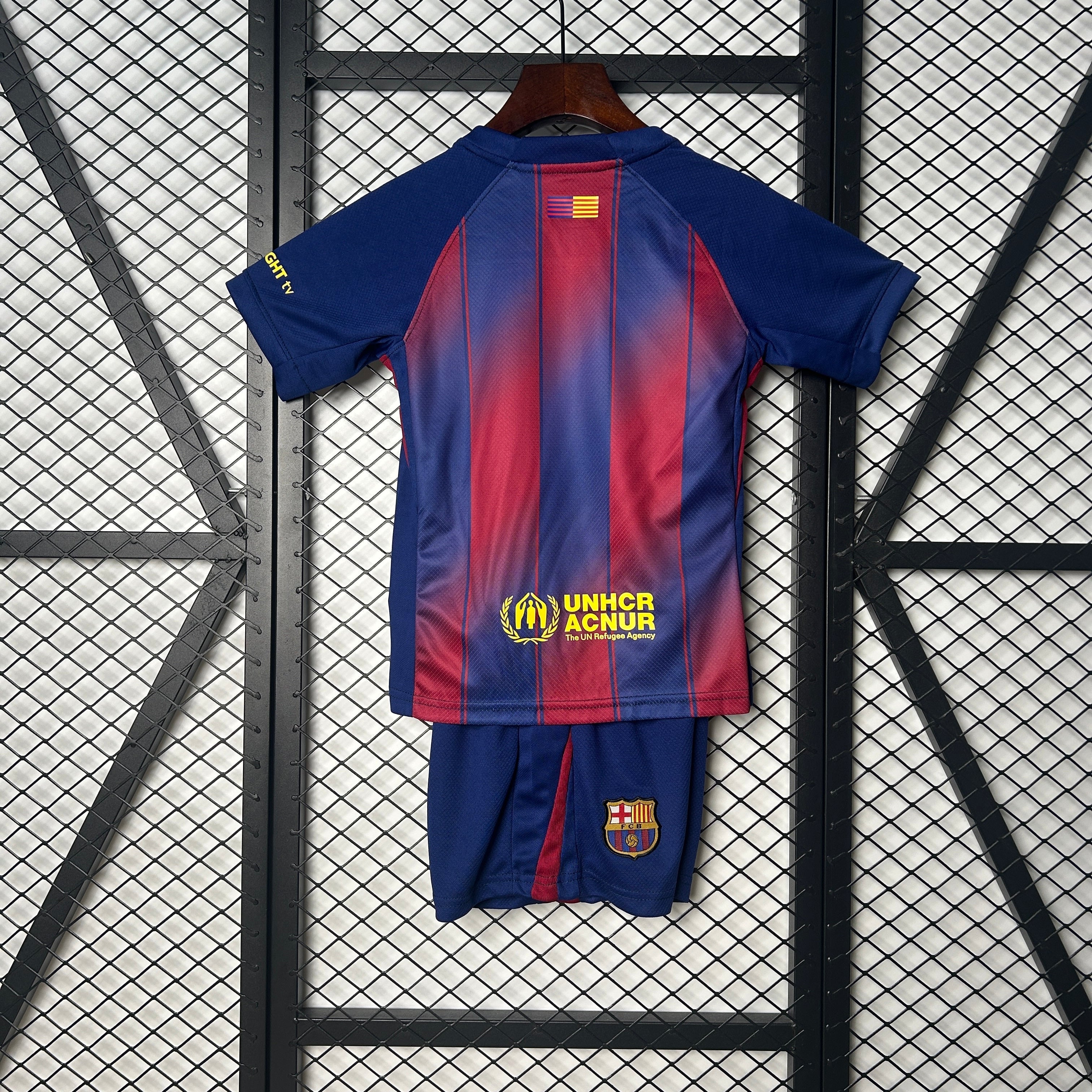T-shirt e Pantaloncini per Bambino FC Barcelona Home 25/26