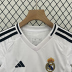T-shirt e Pantaloncini per Bambino Real Madrid Home 24/25