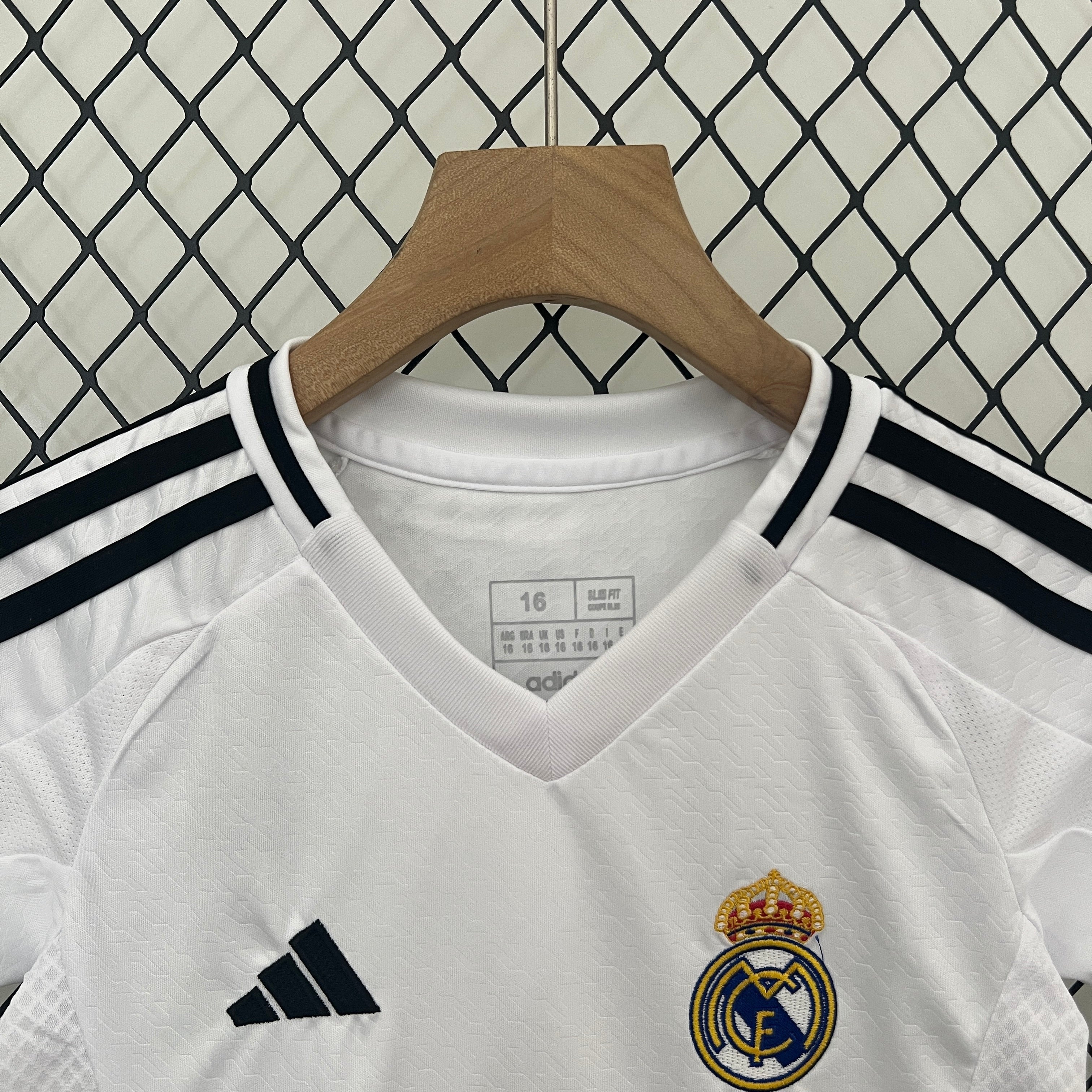 T-shirt e Pantaloncini per Bambino Real Madrid Home 24/25