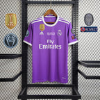 Maglia Retro Real Madrid Away 2017 - Con Patch UCL