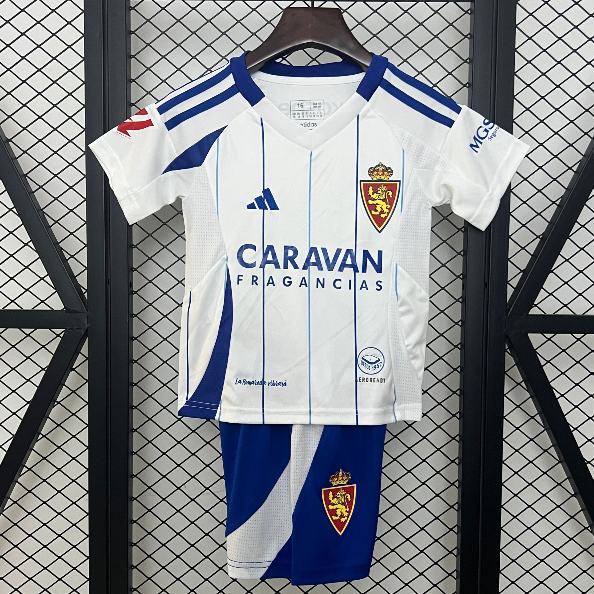 T-shirt e Pantaloncini per Bambino Real Zaragoza Home 24/25