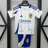 T-shirt e Pantaloncini per Bambino Real Zaragoza Home 24/25