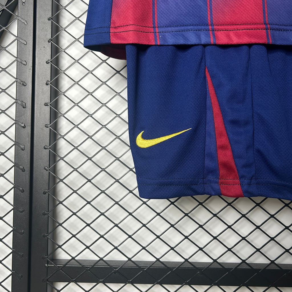 T-shirt e Pantaloncini per Bambino FC Barcelona Home 25/26