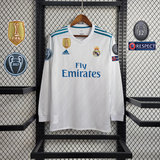 Maglia Manica Lunga Real Madrid 2017/2018 - Con Patch UCL