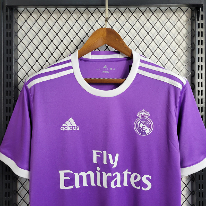 Maglia Retro Real Madrid Away 2017 - Con Patch UCL