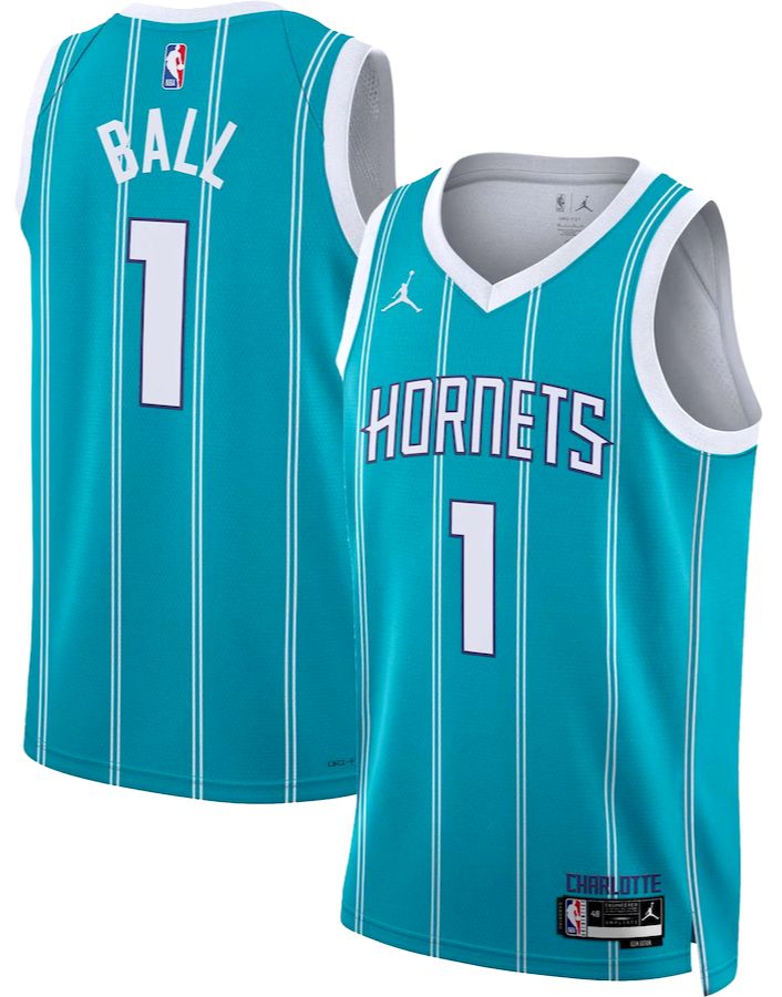 Maglia Charlotte Hornets LaMelo - Ball Teal