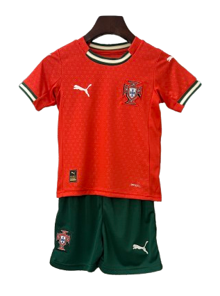 T-shirt e Pantaloncini per Bambino Portugal Home 25/26