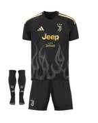 T-shirt e Pantaloncini Bambino Juventus Third 26/27 - Con Calzettoni
