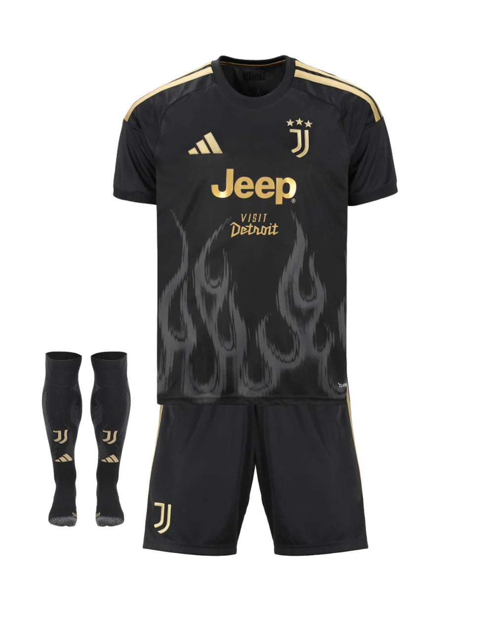 T-shirt e Pantaloncini Bambino Juventus Third 26/27 - Con Calzettoni