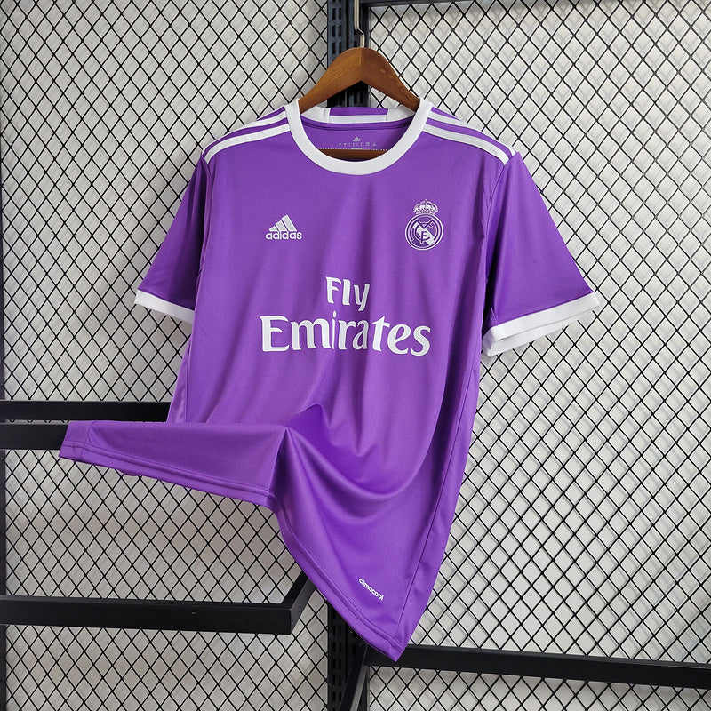 Maglia Retro Real Madrid Away 2017 - Con Patch UCL