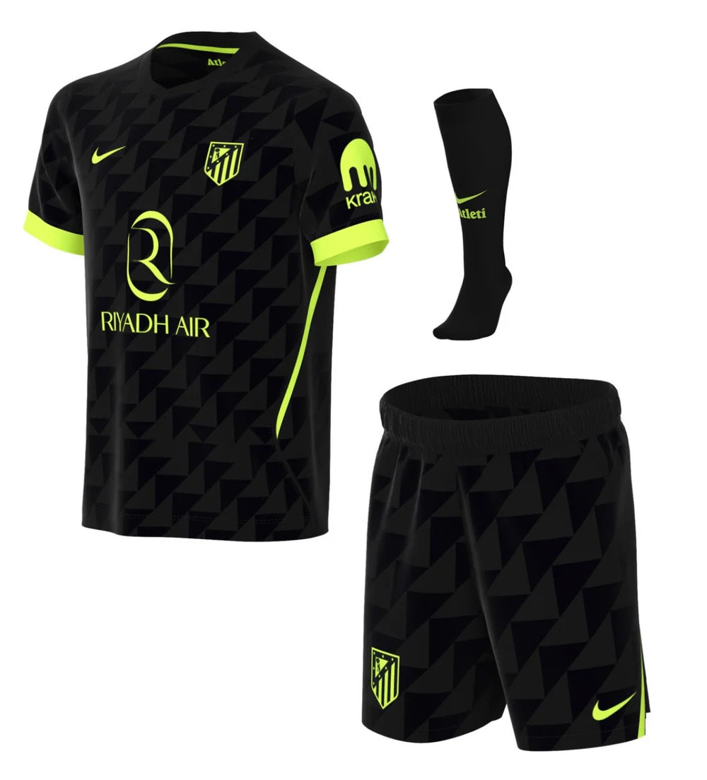T-shirt e Pantaloncini Bambino Atletico de Madrid Away 2026/27- Con Calzettoni