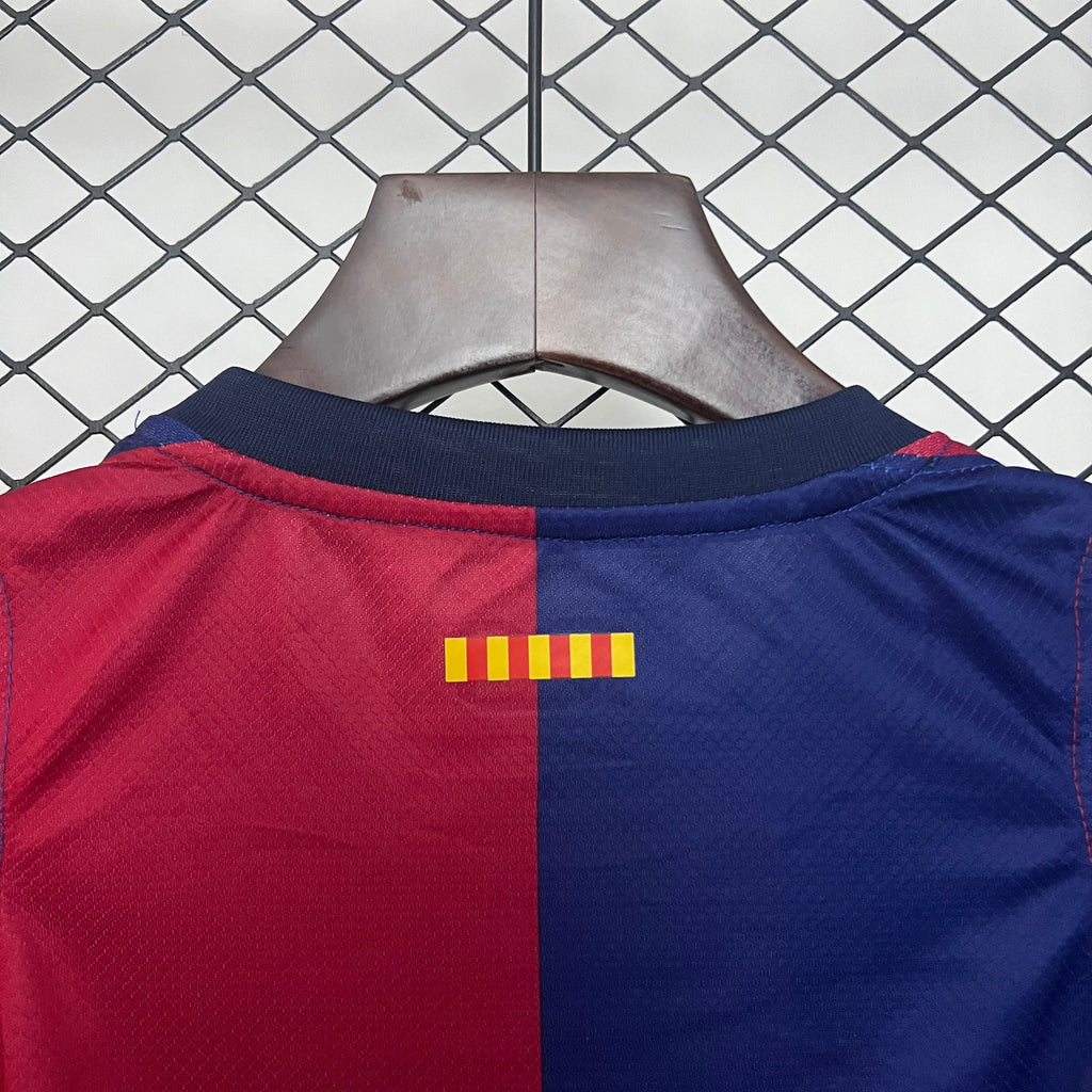 T-shirt e Pantaloncini per Bambino FC Barcelona Home 24/25