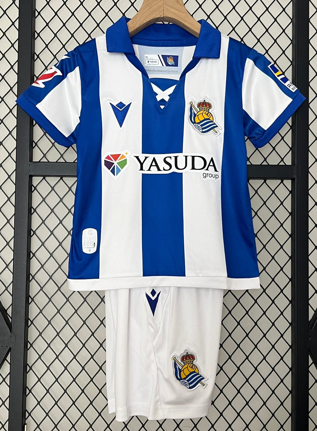 T-shirt e Pantaloncini per Bambino Real Sociedad Home 24/25