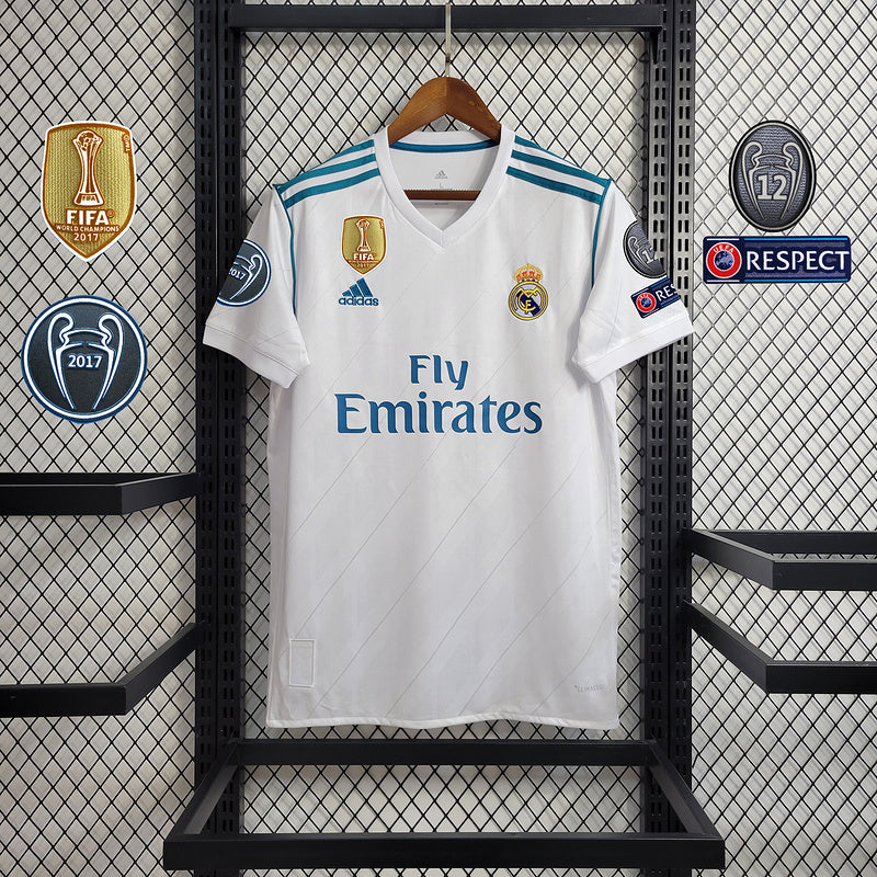 Maglia Retro Real Madrid Away 2017 - Con Patch UCL