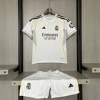 T-shirt e Pantaloncini per Bambino Real Madrid Home 25/26