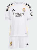 T-shirt e Pantaloncini per Bambino Real Madrid Home 25/26