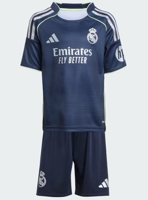 T-shirt e Pantaloncini per Bambino Real Madrid Away 25/26