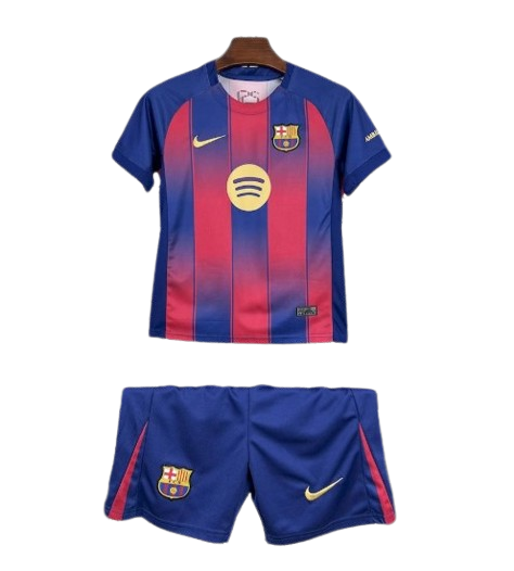 T-shirt e Pantaloncini per Bambino FC Barcelona Home 25/26