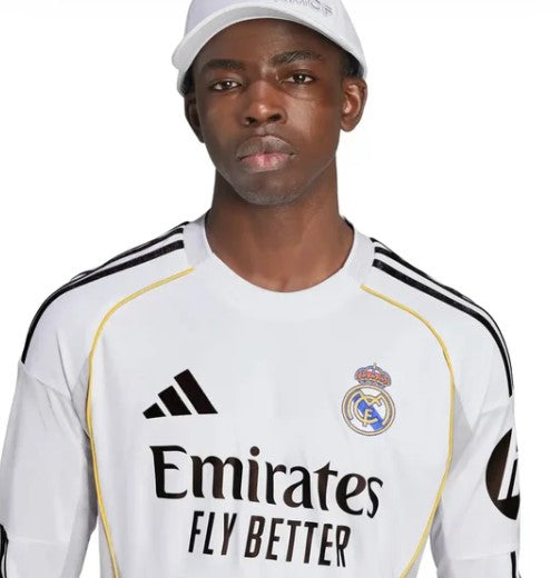 Maglia Manica Lunga Real Madrid Home 25/26 - Versione Giocatore