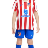 T-shirt e Pantaloncini per Bambino Atletico de Madrid Home 25/26 - Con Calzettoni