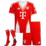 T-shirt e Pantaloncini per Bambino Bayern Monaco Home 25/26 - Con Calzettoni