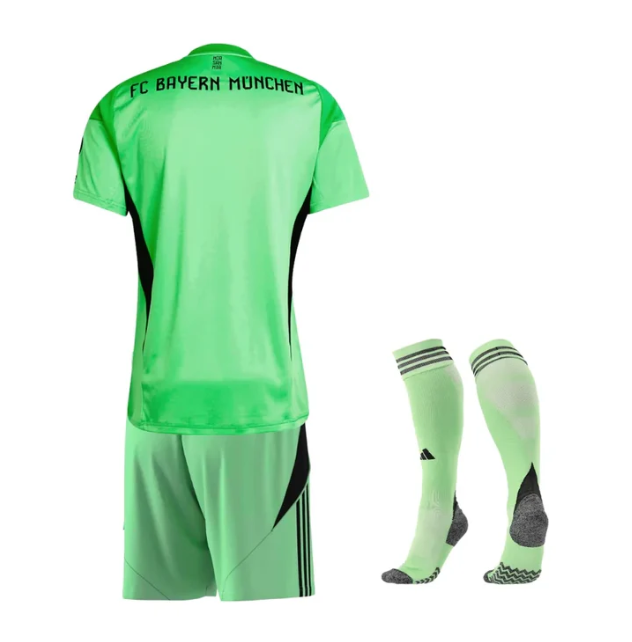 T-shirt e Pantaloncini Bambino Bayern Monaco Portiere 2025/26 - Con Calzettoni