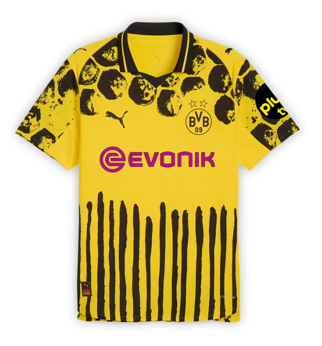 T-shirt e Pantaloncini Bambino Borussia Dortmund KidSuper 2025/26 - Con Calzettoni