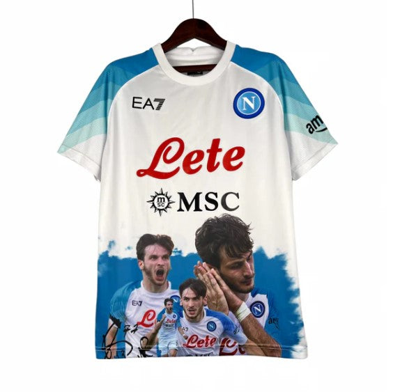 Maglia SSC Napoli Maglia Gara Face Game 22/23