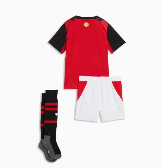 T-shirt e Pantaloncini Bambino A.C Milan Home 26/27 - Con Calzettoni