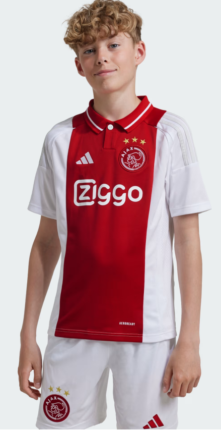 T-shirt e Pantaloncini per Bambino Ajax Home 24/25