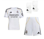 T-shirt e Pantaloncini per Bambino Real Madrid Home 25/26 - Con Calzettoni
