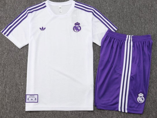 Maglia e Pantaloncini da Allenamento Real Madrid 25/26