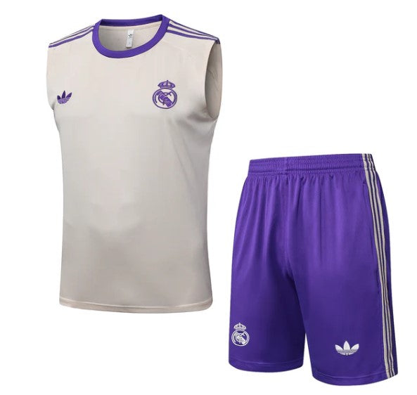 Maglia e Pantaloncini da Allenamento Real Madrid 25/26