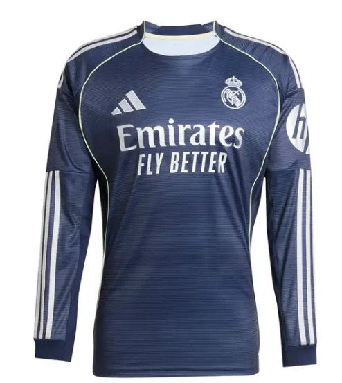 Maglia Manica Lunga Real Madrid Away 25/26 - Versione Giocatore