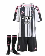 T-shirt e Pantaloncini per Bambino Juventus Home 25/26 - Con Calzettoni