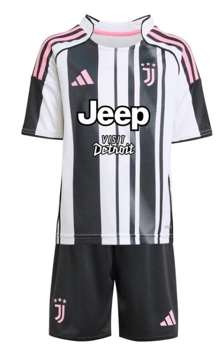 T-shirt e Pantaloncini per Bambino Juventus Home 25/26