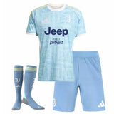 T-shirt e Pantaloncini per Bambino Juventus Away 25/26 - Con Calzettoni