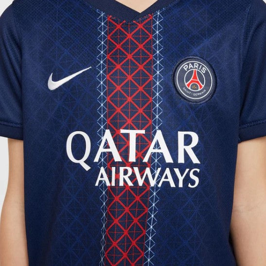 T-shirt e Pantaloncini per Bambino PSG Home 25/26 - Con Calzettoni