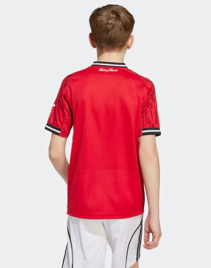 T-shirt e Pantaloncini per Bambino Manchester United Home 25/26 - Con Medias