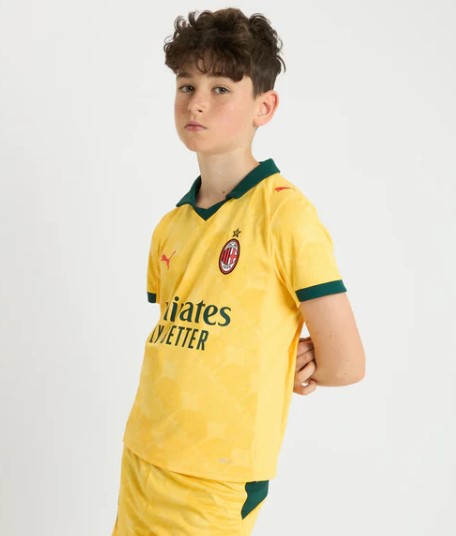 T-shirt e Pantaloncini per Bambino A.C Milan Away 25/26 - Con Calzettoni