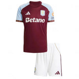 T-shirt e Pantaloncini per Bambino Aston Villa Home 25/26