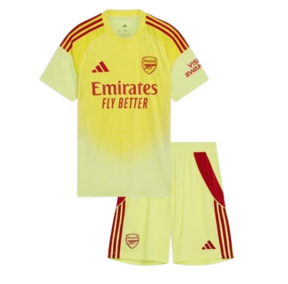 T-shirt e Pantaloncini per Bambino Arsenal 25/26 - Portiere