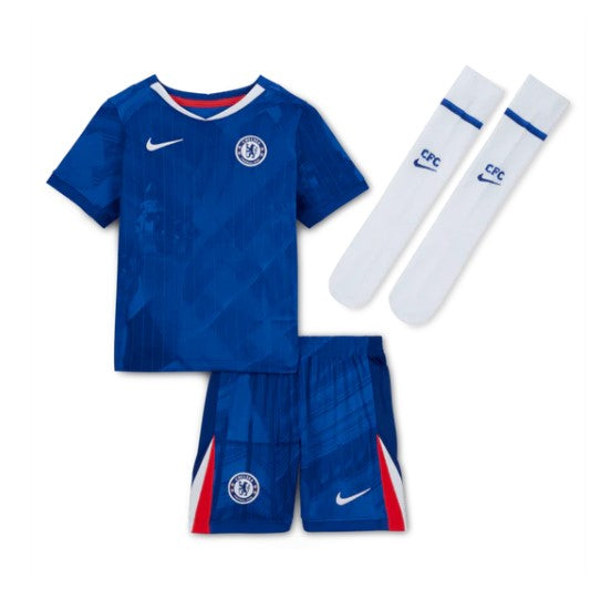 T-shirt e Pantaloncini per Bambino Chelsea Home 25/26 - Con Calzettoni