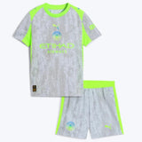 T-shirt e Pantaloncini per Bambino Manchester City Third 25/26