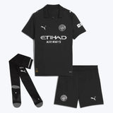 T-shirt e Pantaloncini per Bambino Manchester City Away 25/26 - Con Calzettoni